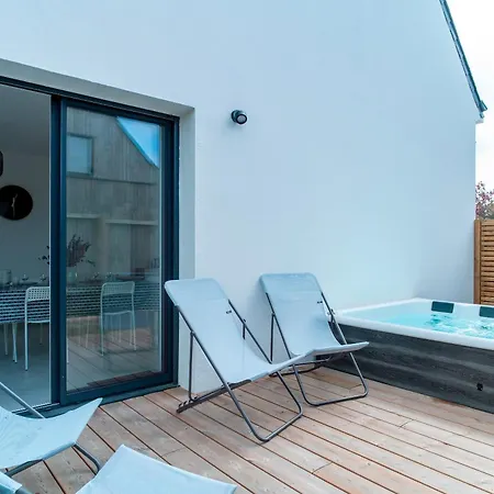 Le Bas Du Nelud - Appt Dans Maison Avec Jacuzzi Appartamento Locmariaquer